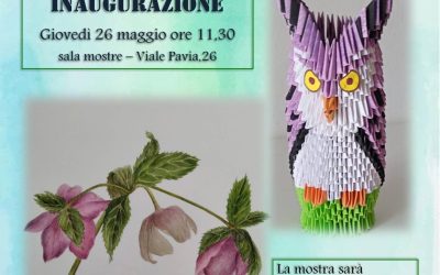 Mostra acquerelli e origami